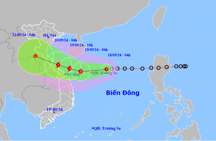 base64-1726613268844728806839 Áp thấp nhiệt đới sắp mạnh lên thành bão, miền Trung mưa rất lớn từ hôm nay - Ảnh 1.