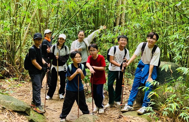base64-17316628298871704259192 Gác âu lo, trekking đường rừng để tái tạo năng lượng - Ảnh 1.