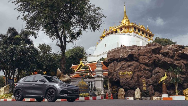 1/5 ô tô bán ra tại Thái Lan là xe điện- Ảnh 1. Xe điện Trung Quốc đang xâm chiếm thị trường xe Thái Lan với mức giá đủ cạnh tranh với xe xăng truyền thống cùng các chính sách ưu đãi của chính phủ - Ảnh: BYD
