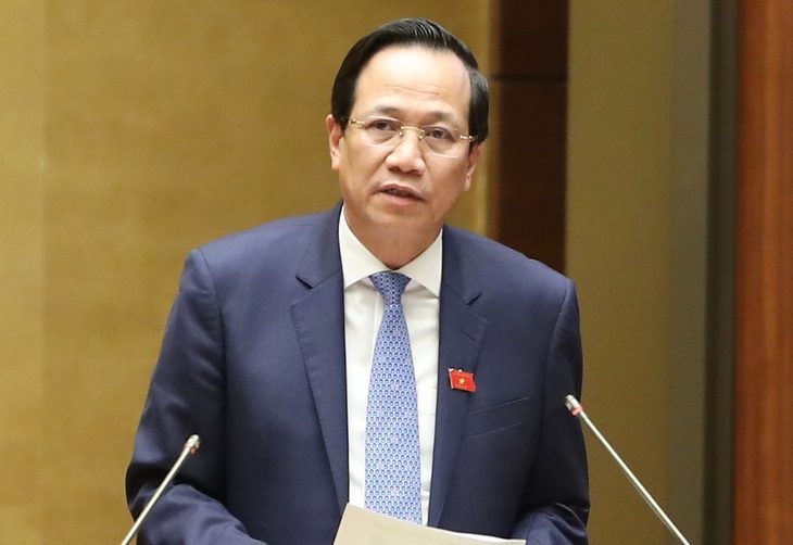 Chưa đủ tuổi nghỉ hưu mà lấy bảo hiểm xã hội một lần là trái mục đích chế độ bảo hiểm hưu trí - Ảnh 1. Bộ trưởng Đào Ngọc Dung - Ảnh: GIA HÂN