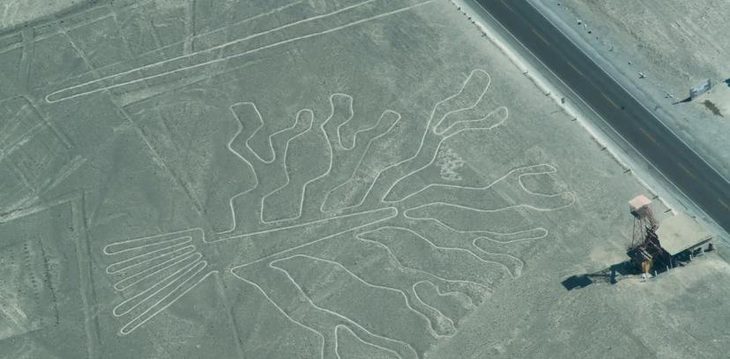 AI phát hiện thêm nhiều đường vẽ Nazca ẩn trong sa mạc Peru - Ảnh 1. AI phát hiện thêm nhiều đường vẽ Nazca ẩn trong sa mạc Peru - Ảnh 1.