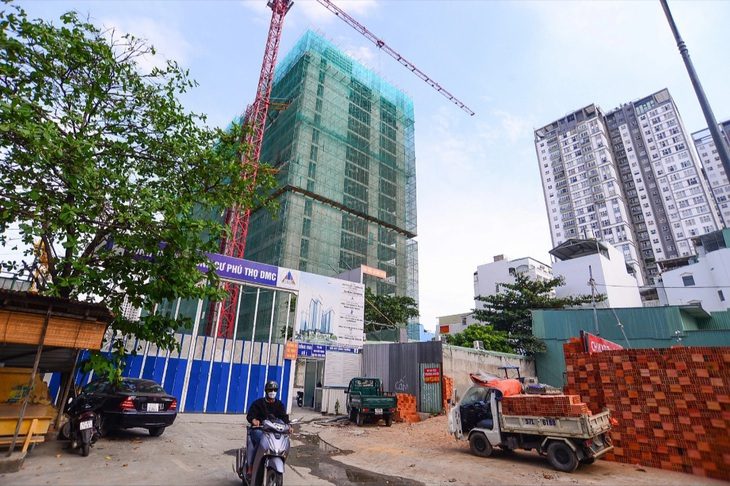 6 dự án nhà ở xã hội đủ điều kiện chưa được vay đồng nào từ gói 120.000 tỉ- Ảnh 1. Dự án nhà ở xã hội Lý Thường Kiệt (Phú Thọ DMC) thuộc danh mục đủ điều kiện vay vốn từ gói 120.000 tỉ - Ảnh: QUANG ĐỊNH